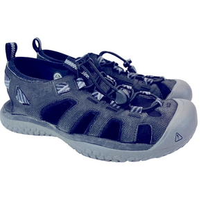 Keen Women's Soir Spot Closed Toe Water Sandals Shoe Black Steel Gray Size 6